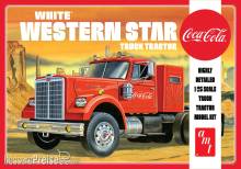 Round2 591160 - 1/25 White Western Star Semi Tractor Coca Cola