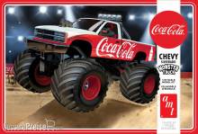 Round2 591184 - 1/25 1988 Chevy Silverado Monster Truck Coca-Cola)