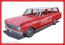Round2 591353 - 1/25 1963 Chevy II Nova Wagon w/Crates Coke
