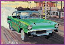 Round2 591360 - 1/25 1957 Chevy Bel Air Pepper Shaker Silent Box