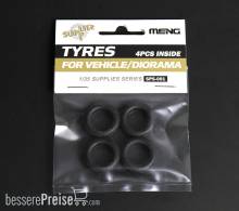 MENG-Model SPS-001 - 1:35 Tyres for Vehicle/Diorama (4pcs)