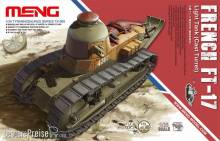 MENG-Model TS-008 - 1:35 French FT-17 Light Tank(Cast Turret)
