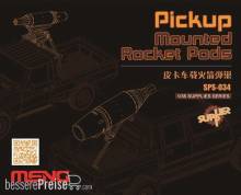 MENG-Model SPS-034 - 1:35 Pickup Mounted Rocket Pods (Resin)