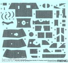 MENG-Model SPS-058 - 1:35 German Medium Tank Sd.Kfz.171 Panther Ausf.D Zimmerit Decal