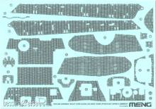 MENG-Model SPS-060 - 1:35 German Heavy Tank Sd.Kfz.182 King Tiger (Porsche Turret) Zimmerit Decal