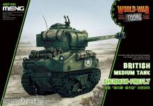 MENG-Model WWT-008 - British Medium Tank Sherman-Firefly (CARTOON MODEL)