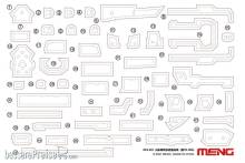 MENG-Model SPS-082 - 1:700 PLA Navy Shandong Paint Masks (For PS-006)