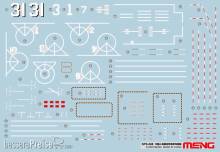 MENG-Model SPS-088 - 1:700 PLA Navy Hainan Marking Decals (For PS-007)