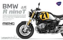 MENG-Model MT-003u - BMW R nineT Option 719 Black Storm Metallic/Vintage (Pre-colored Edition)