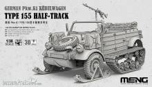 MENG-Model VS-018 - German Pkw.K1 K&uuml,belwagen Type 155 Half-Track (incl. 3D printed track modules and ski modules, etc.)