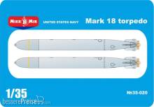 Micro Mir AMP MM35-020 - 1:35 US NAVY Mark 18 torpedo, 2 pcs
