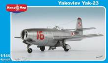 Micro Mir AMP MM144-009 - 4376 Yakovlev Yak-23 Soviet fighter