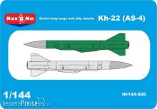 Micro Mir AMP MM144-026 - 4376 Kh-22 (AS-4)Soviet long-range anti-ship missile