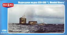 Micro Mir AMP MM350-015 - 1:350 U.S.nuclear-powered submarine SSN-686 MR