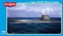 Micro Mir AMP MM350-018 - 1:350 German submarine U-boat type XVIIB Walte