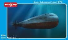 Micro Mir AMP MM350-023 - 1:350 Soviet submarine Project 673