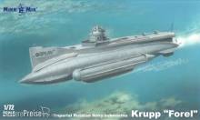 Micro Mir AMP MM72-018 - 1:72 Krupp Forel Imperial Russian Navy submarine