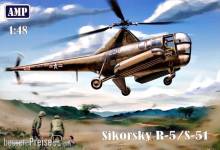 Micro Mir AMP AMP48002 - 1:48 Sikorsky R-5/S-51 USAF rescue