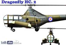 Micro Mir AMP AMP48003 - 1:48 Westland WS-51 Dragonfly HC.2 rescue