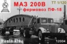 ZZ Modell ZZ12004 - 1:120 MAZ-200V PF-18.