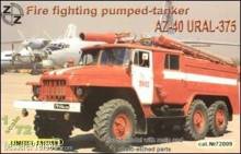 ZZ Modell ZZ72009 - 1:72 AZ-40 Ural-375 fire fighter