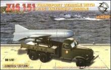ZZ Modell ZZ87019 - 1:87 ZiS-151 vehicle w. P-15 anti-ship miss.