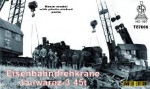 ZZ Modell ZZ-T87006 - 1:87 Eisenbahndrehkrane Janwarez-3 45t