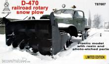 ZZ Modell ZZT87007 - 1:87 D-470 Railroad rotary snow plow