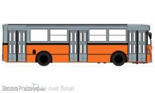 Brekina 59951 - Fiat 418 AL, grau/orange, 1972