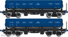 Albert Modell 600050 - 2teiliges Set offene Güterwagen Fa/Fas - PL-PKPC - PKP-Cargo - Ep.VI