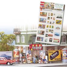 Busch 6002 - Werbeplakat-Set Epoche 3