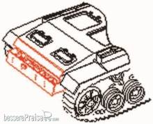 CMK 129-3079 - StuG.III early version New rear supers. Für Tamiya-Bausatz