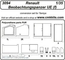 CMK 129-3094 - Renault Beobachtungspanzer UE (f) für Tamiya Bausatz
