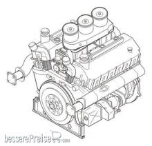 CMK 129-3128 - 1:35 Maybach HL 230 P45 - Ger. tank engine