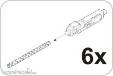 CMK 129-5064 - 1:32 Browning M2 6pcs. WWII aircraft gun