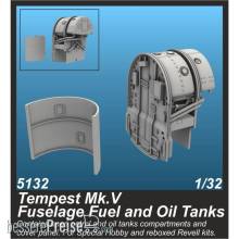 CMK 5132 - Tempest Mk.V Fuselage Fuel and Oil Tanks in 1:32