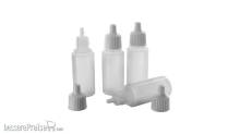 Noch 60100 - Kunststoff-Fläschchen mit Deckel, 4 Stück - Volumen: 17 ml - G,1,0,H0,H0M,H0E,TT,N,Z