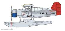 Hasegawa 602394 - 1/72 SOC-3 Seagull, USS Pennsylvania, 2 Bausätze