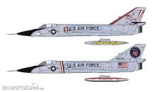 Hasegawa 602402 - 1/72 F-106A Delta Art, 2 Kits