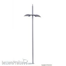 Viessmann 6034 - H0 Stadtleuchte modern, doppelt, LED weiß