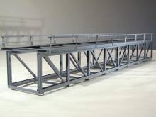 Hack Brücken 60450 - Kasten-Unterzugbrücke 60cm, grau