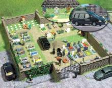Busch 6049 - Bausatz: Friedhof