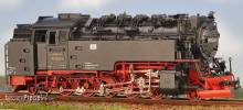 Weinert 6063 - 99 7222 Schmalspur-Dampflok in ´Milleniumausführung´ mit Mashima-Motor (H0e)