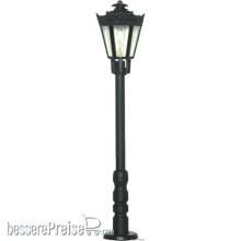 Viessmann 6071 - H0 Parklaterne schwarz mit klarem Schirm, LED warmweiß