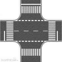Noch 60712 - Kreuzung, Asphalt