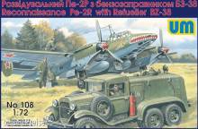 Unimodels UM108 - 1:72 Pe-2R reconn. aircraft w. ref. BZ-38