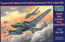 Unimodels UM109 - 1:72 Dive Bomber Pe-2 (205 series)