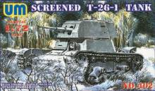 Unimodels UMT402 - 1:72 Screened T-26-1 tank