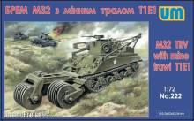 Unimodels UM222 - 1:72 M32 tank recovery vehicle with mine traw