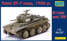 Unimodels UM237 - 1:72 BT-7 tank mod.1935